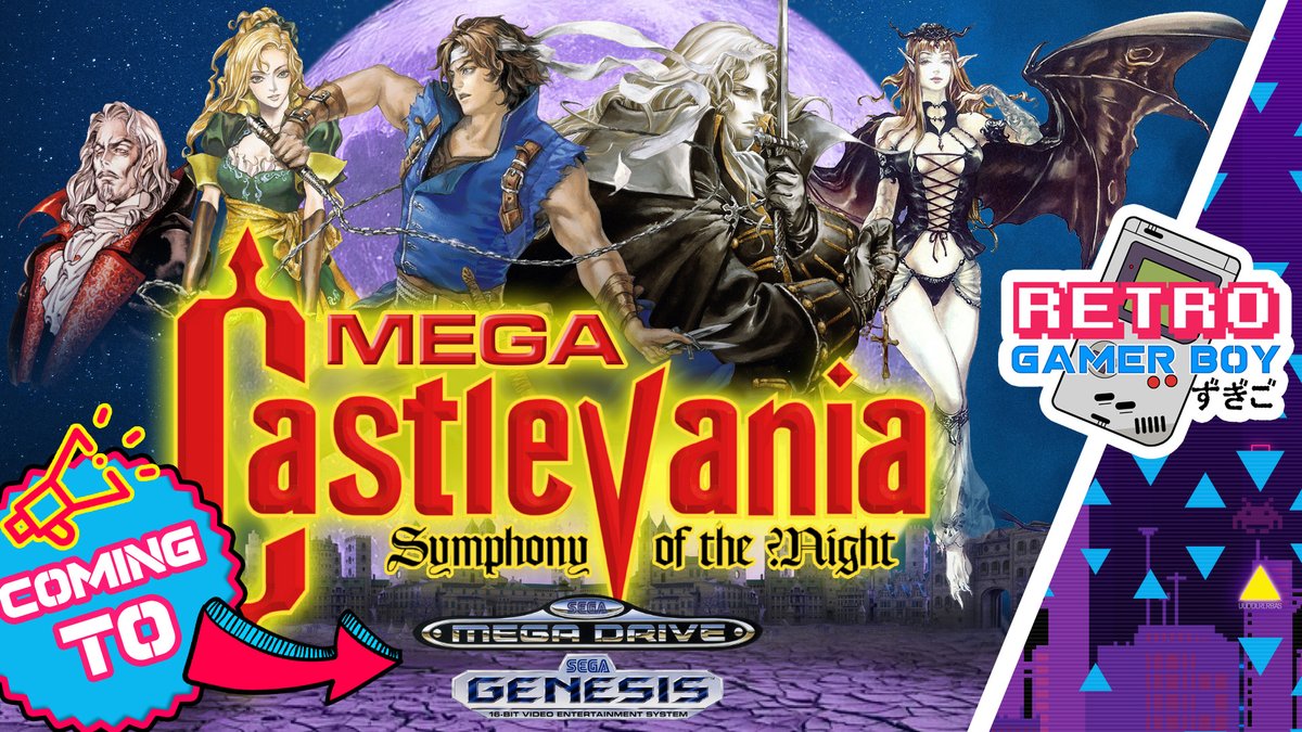 A #PlayStation classic is being ported to the #Sega Mega Drive &amp; #SegaGenesis. Let's take a look at the in development #Castlevania Symphony of the Night 👉 youtu.be/cX001ImaMCA

#retrorefresh #retrogaming #MegaDrive #Vampires #indiegames #16bit