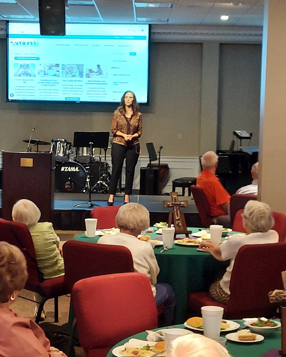 senioridy's tweet photo. We enjoyed presenting Senioridy to the Active Senior Living Group at Mountain Brook Baptist Church.  The meeting was well attended and there were some great questions! https://t.co/JSSCudOqZQ