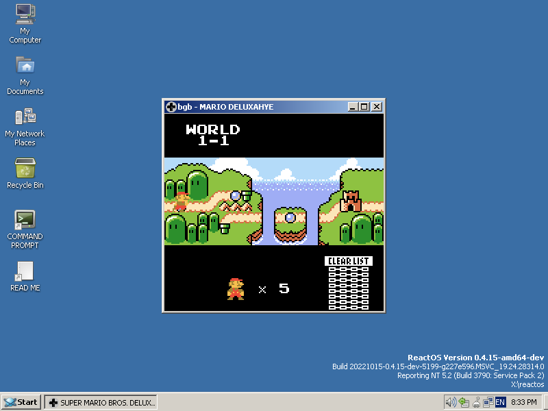 reactos's tweet photo. BGB (Gameboy/Gameboy Color emulator) on #ReactOS: 64-bit version works out of the box on x64 LiveCD with audio!
32-bit needs 16-bit color mode and soundcard sound set to WaveOut.
By @winterhell2002.

#gamer #gaming #SoftwareEngineering #softwaredevelopment #Software #developers https://t.co/7KqTpp9B2D