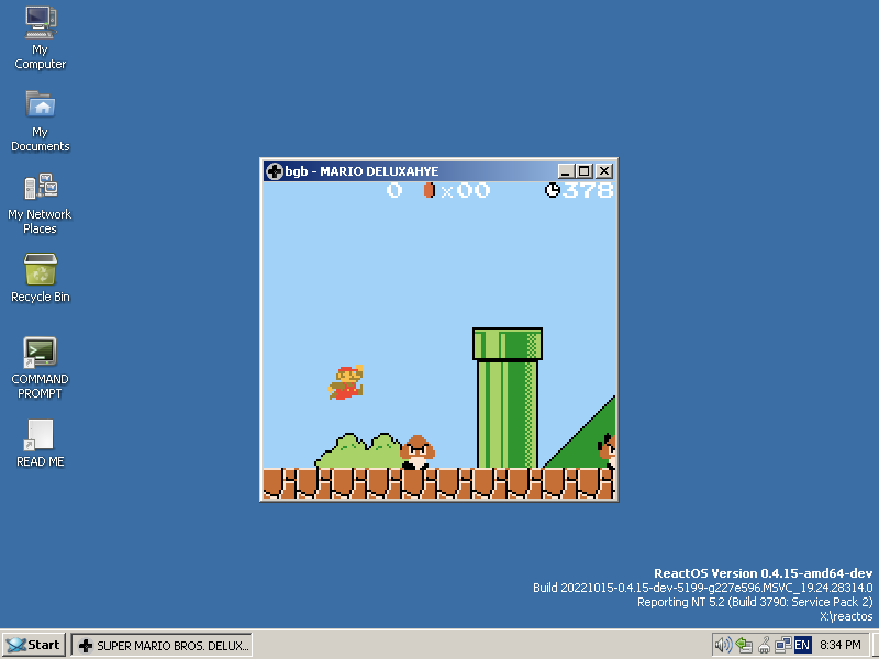 reactos's tweet photo. BGB (Gameboy/Gameboy Color emulator) on #ReactOS: 64-bit version works out of the box on x64 LiveCD with audio!
32-bit needs 16-bit color mode and soundcard sound set to WaveOut.
By @winterhell2002.

#gamer #gaming #SoftwareEngineering #softwaredevelopment #Software #developers https://t.co/7KqTpp9B2D