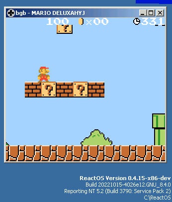 reactos's tweet photo. BGB (Gameboy/Gameboy Color emulator) on #ReactOS: 64-bit version works out of the box on x64 LiveCD with audio!
32-bit needs 16-bit color mode and soundcard sound set to WaveOut.
By @winterhell2002.

#gamer #gaming #SoftwareEngineering #softwaredevelopment #Software #developers https://t.co/7KqTpp9B2D