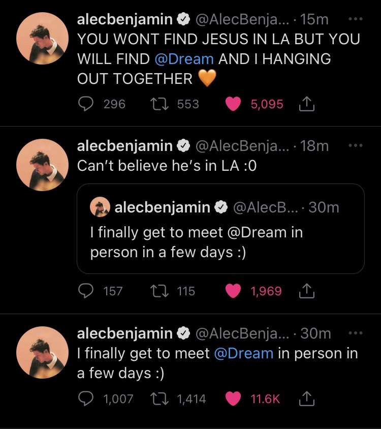 Alec Benjamin Fanclub tweet media