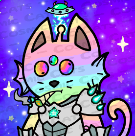 LowkyNft's tweet photo. CosmicCats own choice mutations are just sick!  #CosmicCatMutations https://t.co/ZHoB1PAckH