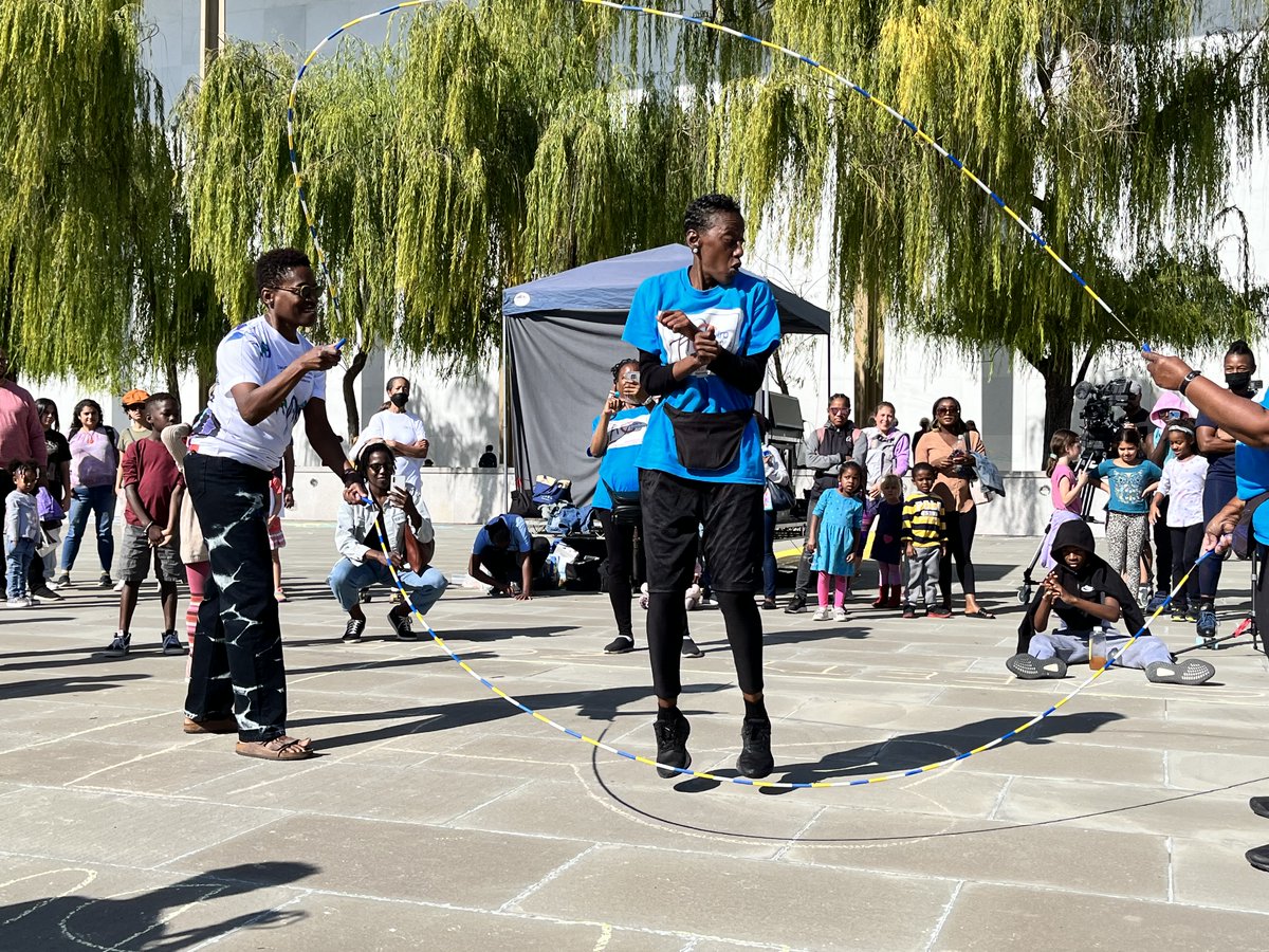 Amazing day at Jacqueline <a href="/JackieWoodson/">Jacqueline Woodson</a> and Jason's <a href="/morethan88/">Jason Moran</a>  Block Party at the <a href="/kencen/">The Kennedy Center</a> #REACH today.