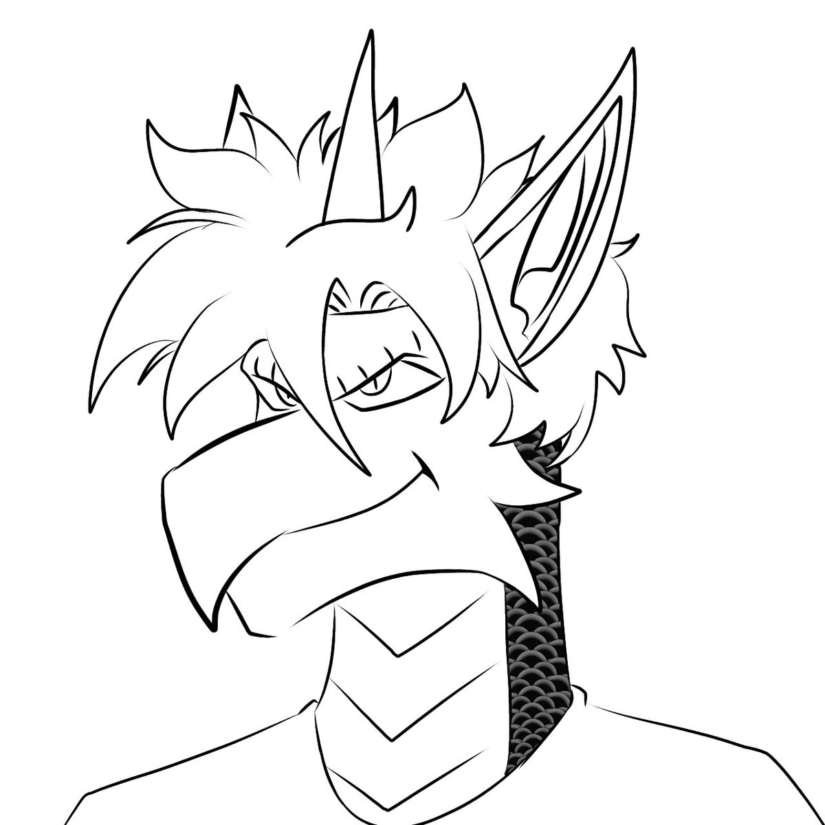 draft of the next drawing 🐉
 #icon #furry #furryfandom #furryart #furryicon #icons #commissionsopen #commissions #dragon #scalies
