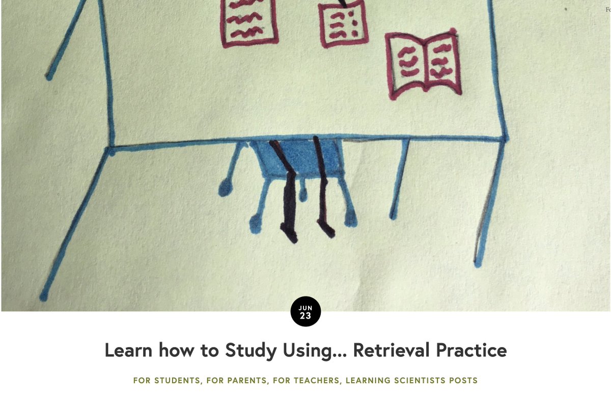 LisaCoc32964717's tweet photo. For students unsure about how to study for English (or any subject), The Learning Scientists website is full of student-friendly tips based on current academic thinking #retrievalpractice #interleaving #spacing #dualcoding #elaborativeinterrogation https://t.co/OeoJyMY1bc