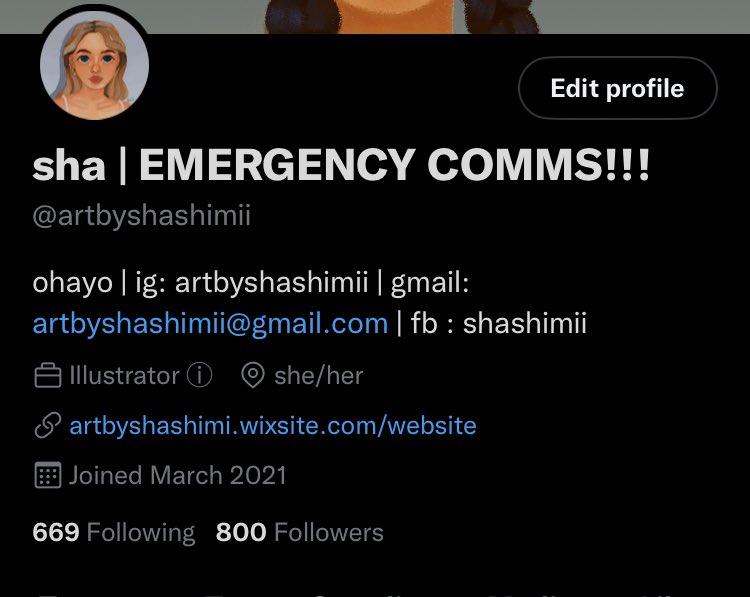 sha | EMERGENCY COMMS!!! tweet media