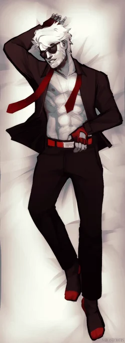 Yes I'm marking the bodypillow as sensitive content, shut up. Alright Alpha Bro Simps get over here, don't say I never do anything for y'all.Also Thanks Twitter Preview for the zoom. 