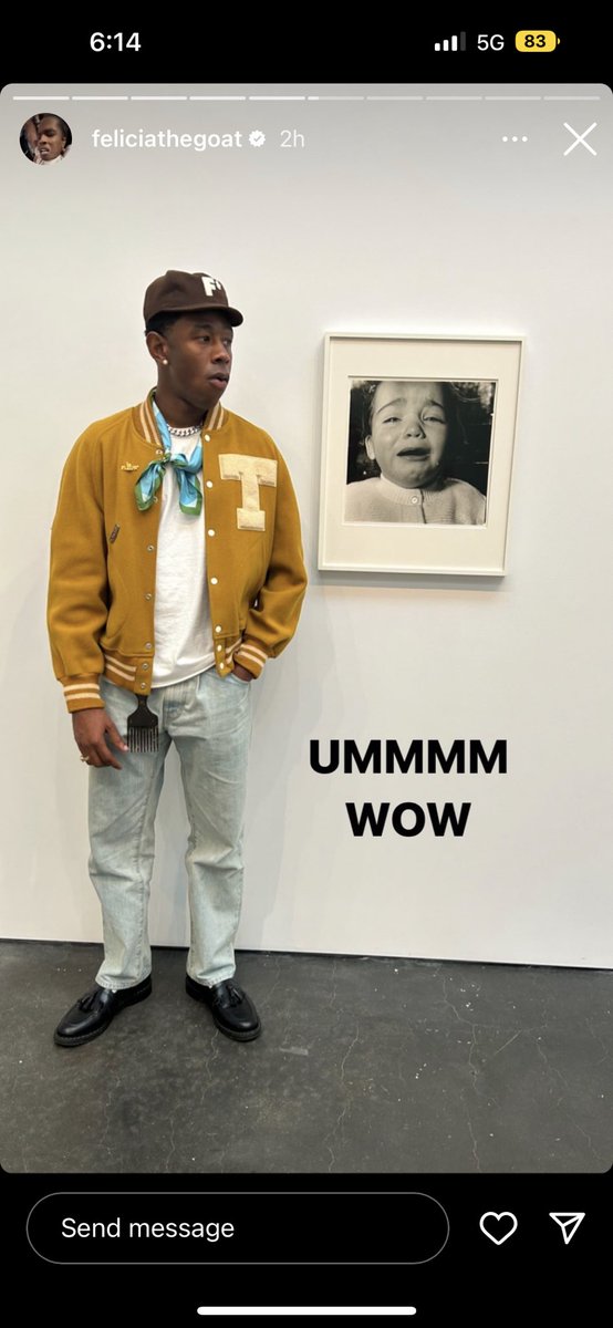 OddFuturePage's tweet photo. Tyler, The Creator gives a little backstory on the early Odd Future cover arts. https://t.co/3gSe5TTKIj