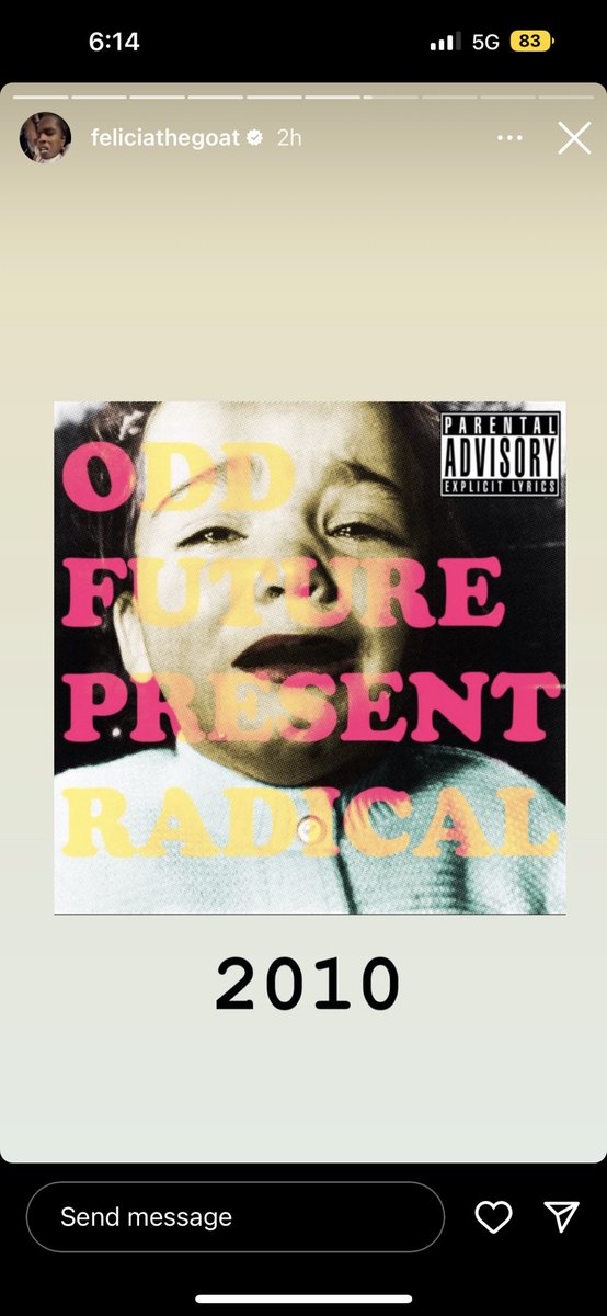 OddFuturePage's tweet photo. Tyler, The Creator gives a little backstory on the early Odd Future cover arts. https://t.co/3gSe5TTKIj