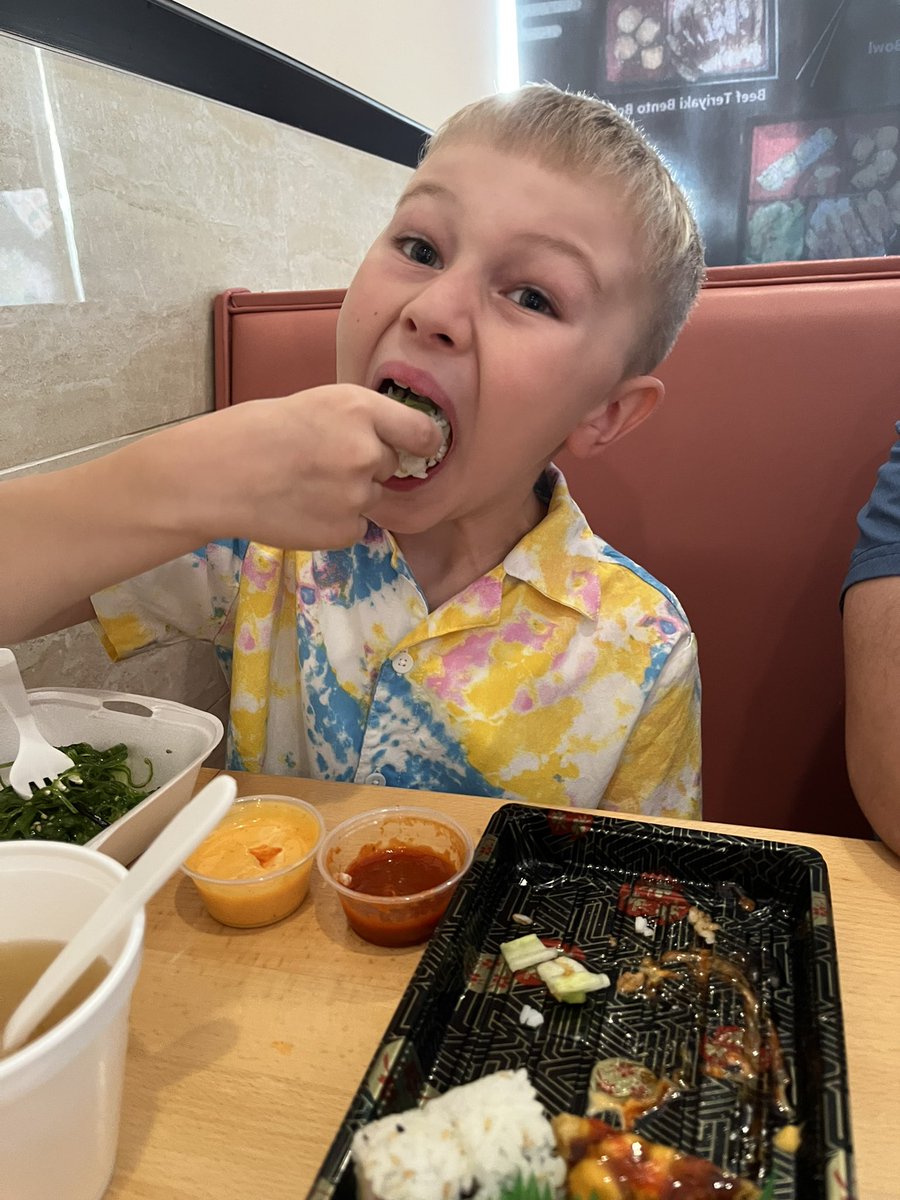 KayakerNicole's tweet photo. Taking my nephew to @DrPhillipsCtr to see @alyankovic for his first concert. Asked what he wanted for dinner and this kid picks sushi! https://t.co/lSyjLrdPuC