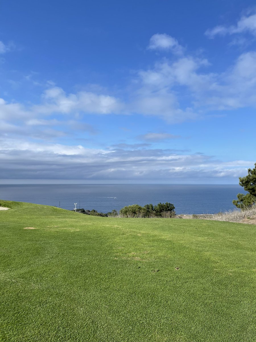 Views from the links this morning 😎