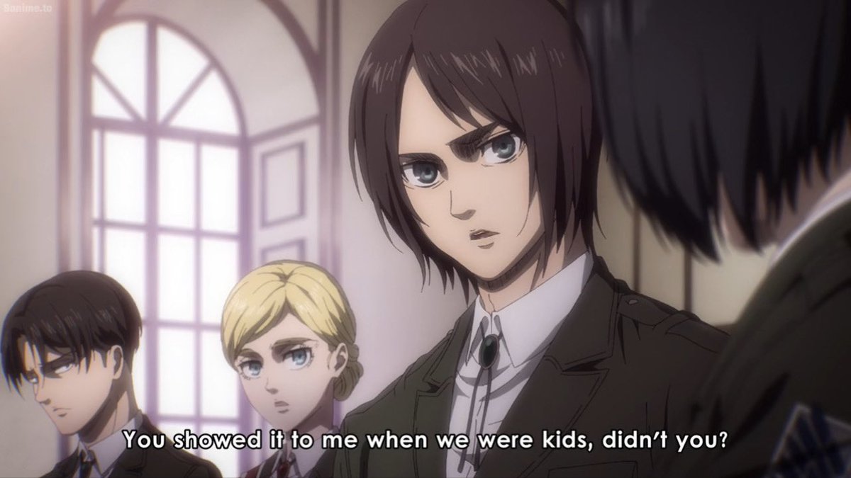 eremikarchive's tweet photo. eren and mikasa telling each other secrets when they were kids https://t.co/PbWDx67xIG