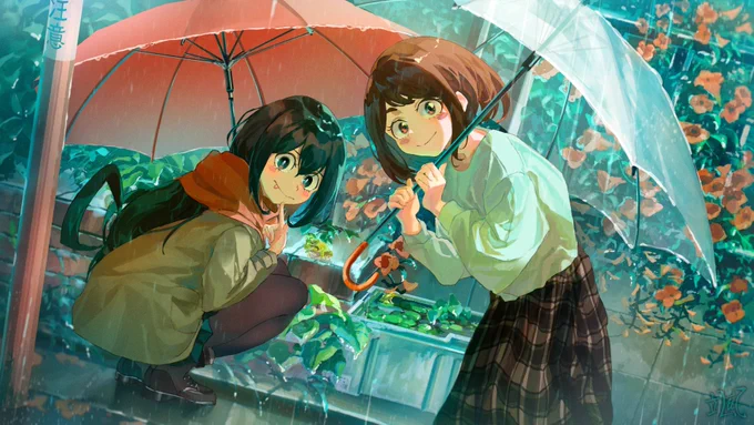 霧雨#ヒロアカ #イラスト 