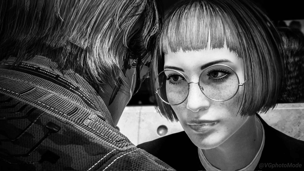 VGphotoMode's tweet photo. #Cyberpunk2077 NPCs in bnw for #NPCsunday 

#PS5share #PS5 #VGPunite #VirtualPhotography #VGphotoMode #ThePhotoMode #Shutterpunk #Cyberpunk2077photomode https://t.co/dYdL5Id4fL