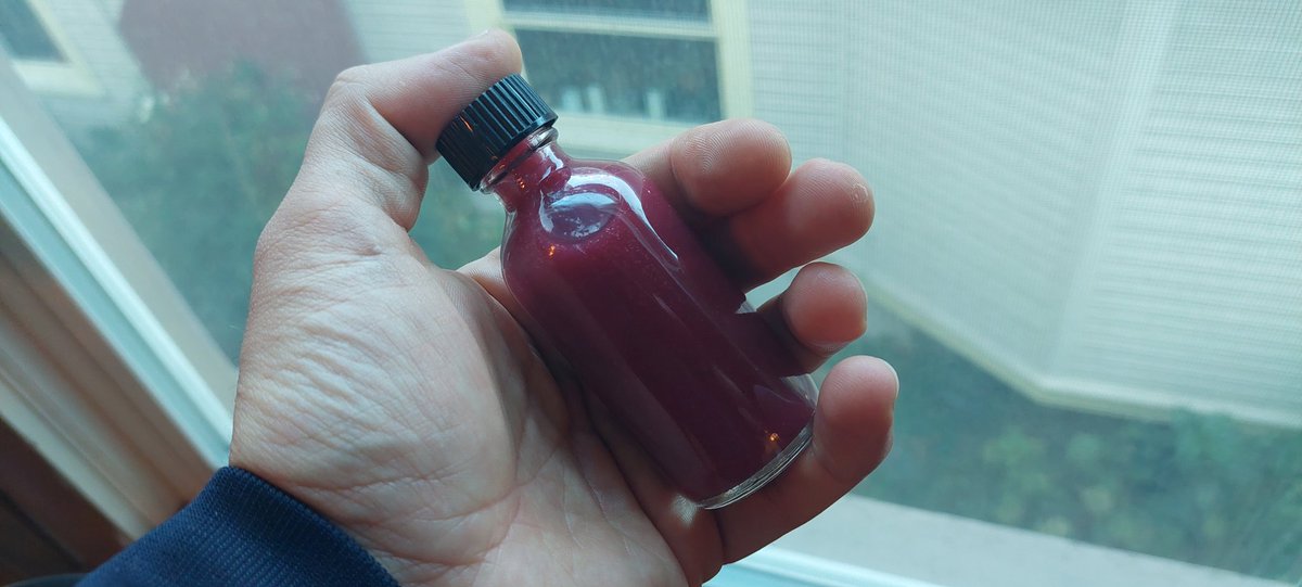 Our latest: Estate #YaoooSauce 2022. Homegrown Blueberries with Serrano Peppers. Aged for 2.5 months, not as firey as our habanero based sauces but it's eXquisitely sweet. Don't tell the neighbors, it's their holiday gift!