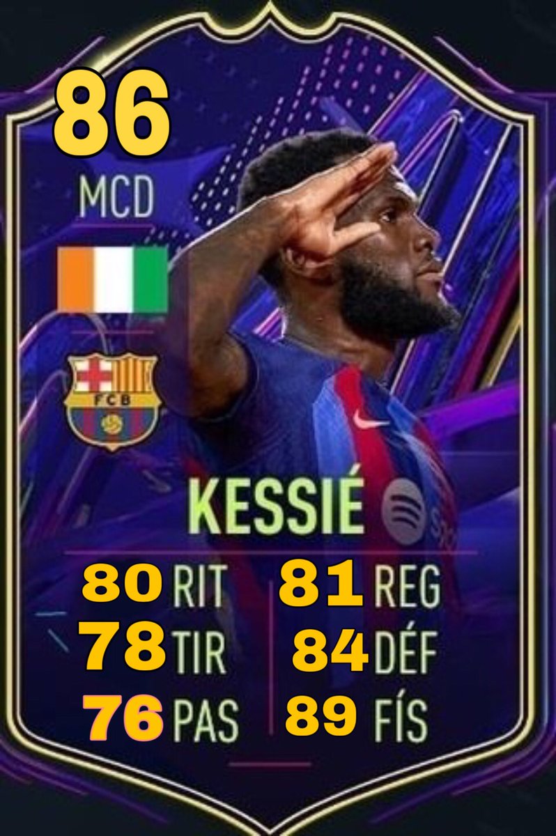 Yerax_10's tweet photo. El @FCBarcelona a 1 victoria para que kessie OW suba de media. #FIFA23 #EASPORTSFIFA https://t.co/HkzDTgGova