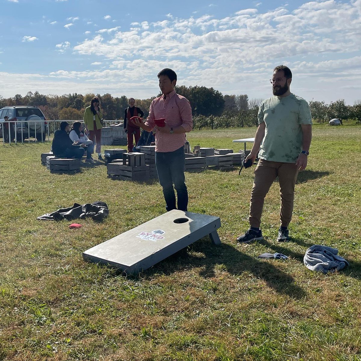 OSU_Urology's tweet photo. We enjoyed roasting s’mores by the campfire, a tractor hayride, picking apples, playing cornhole, navigating a corn maze, and picking pumpkins! 🔥🍎🍁🎃 @OSUWexMed @ctleeuro @MSLee_MD @SMMohagheghP @TashaPosidPhD @DaironDenis #UroRes #UroMatch #Match2023 https://t.co/PWyu4pJrm8