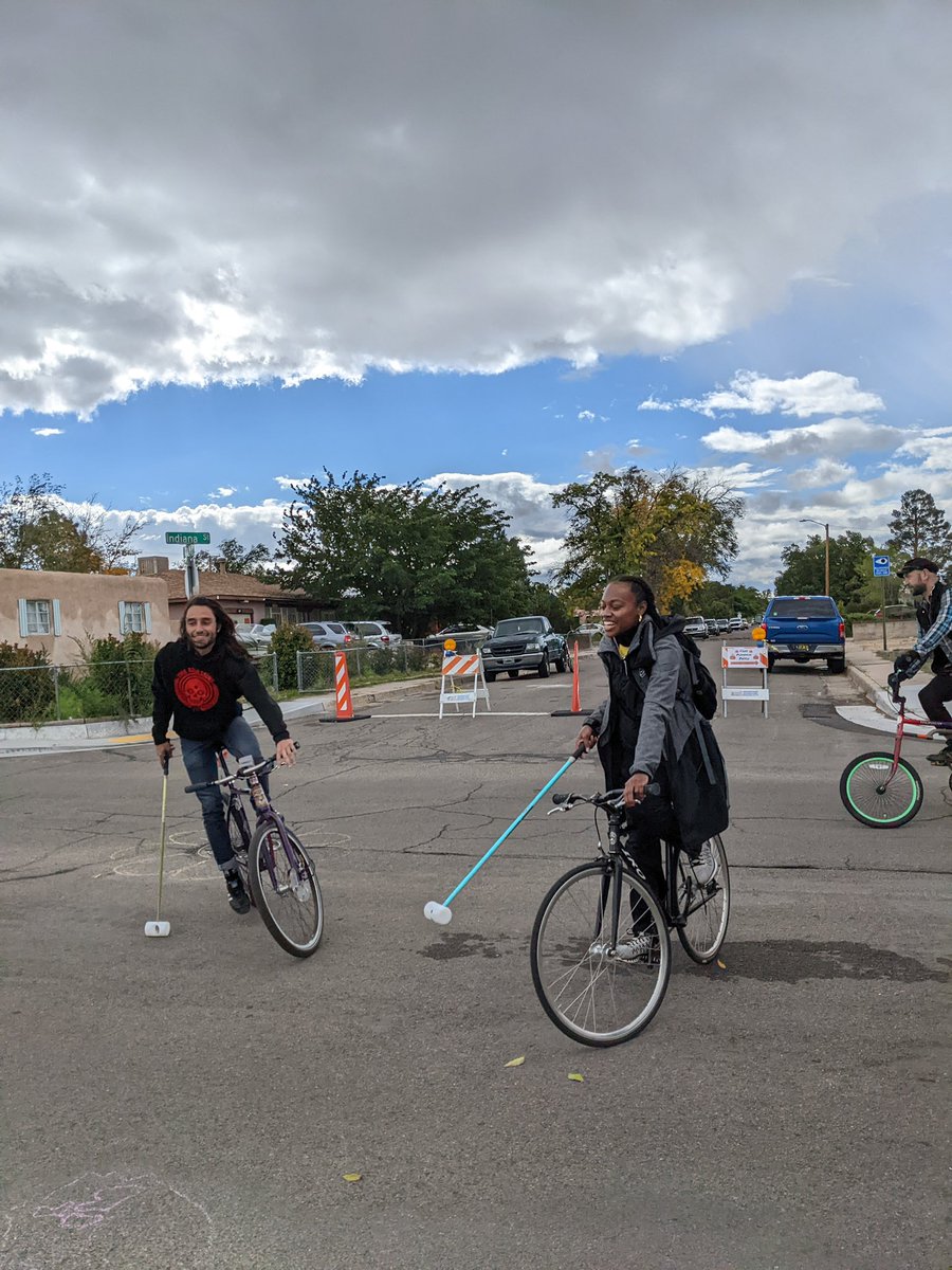 abqciqlovia's tweet photo. Today was definitely not what we hoped for. The weather most definitely did *not* cooperate but we made due with what we had. All in all, it was fun albeit cold and wet ☔️. Thanks to everyone that braved the cold, rain &amp; wind!

#CiQlovia2022 #BikeThruBurque #OpenStreetsABQ https://t.co/PrLMHAjljp