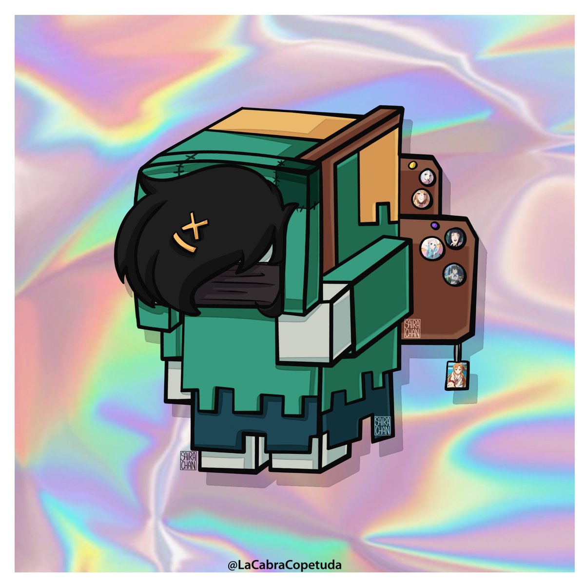 LaCabraCopetuda's tweet photo. Me canse de fingir que el rascal no sé parece a un zaylen saliendo de la friki plaza
.
.
.
.
.
#MinecraftLive2022 #MinecraftLive #Minecraft #MinecraftMobVote #Minecraftfanart #rascal #minecraftmobvote2022 #minecraftrascal #Fanart https://t.co/Rw3JnfnWPA