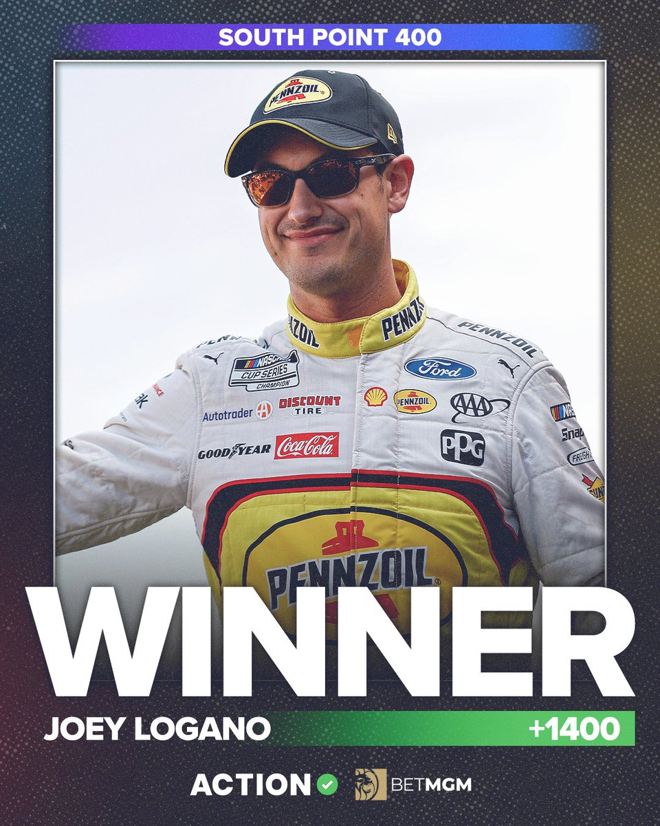 Joey Logano wins at Las Vegas Motor Speedway 🏁