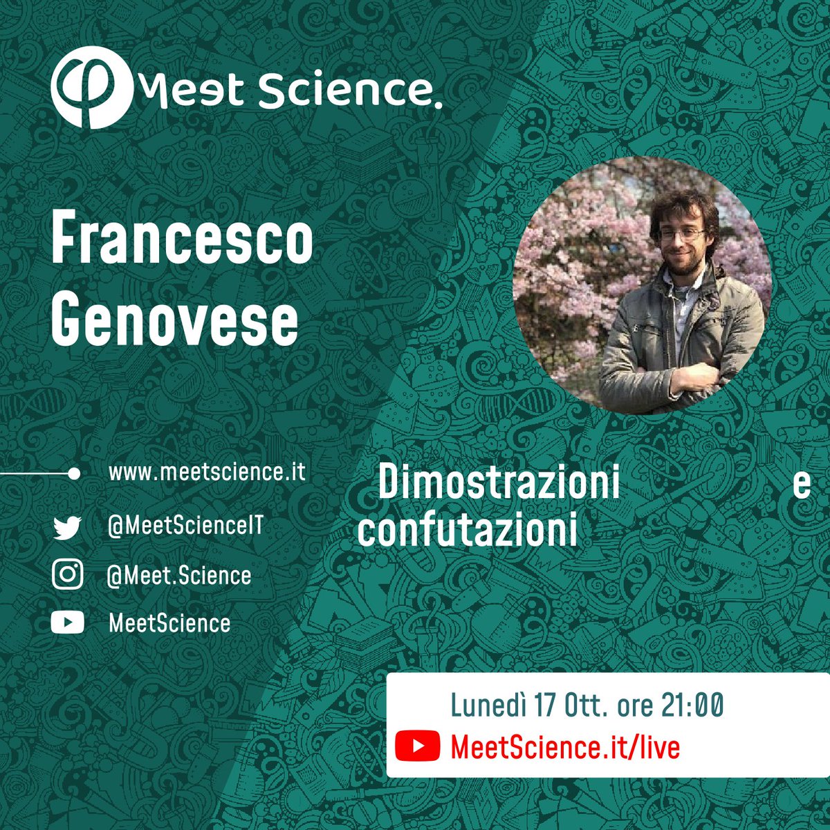 MeetScienceIT's tweet photo. La #matematica sembra la disciplina del rigore e delle verità più cristalline, ma è davvero così? Qual è il reale processo con il quale si costruiscono i #teoremi e le #dimostrazioni che siamo abituati a trovare nei libri? https://t.co/woLE1zexZU