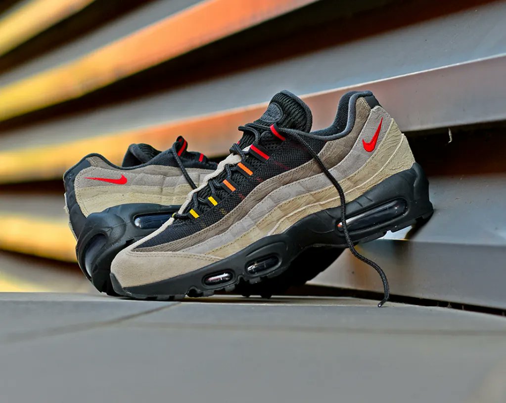 Nike Air Max 95 'Topographic' on sale for $129.50 + shipping Link -> bit.ly/3TaWimK
