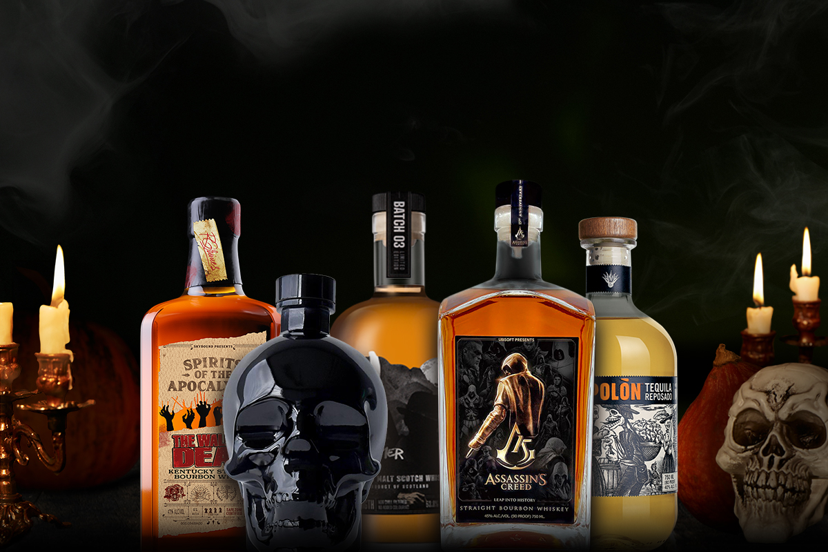 Check out our scarily awesome selection of Spooky Boo!ze for Halloween. 🎃 Contact the spirits via this link: to.caskers.com/emg