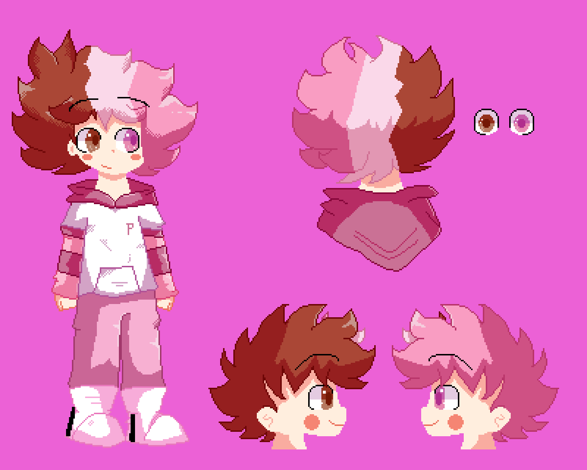 PaoYn18's tweet photo. Nueva referencia de Pao con algunas cositas extras.

#pixelart https://t.co/A6WwPBDmMf