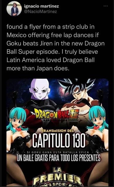 Stick_AA's tweet photo. Goku is so Goated he could get you free lap dances. No other Mc except Goatku could do the same😭😭😭 https://t.co/8LNSlXaLHT