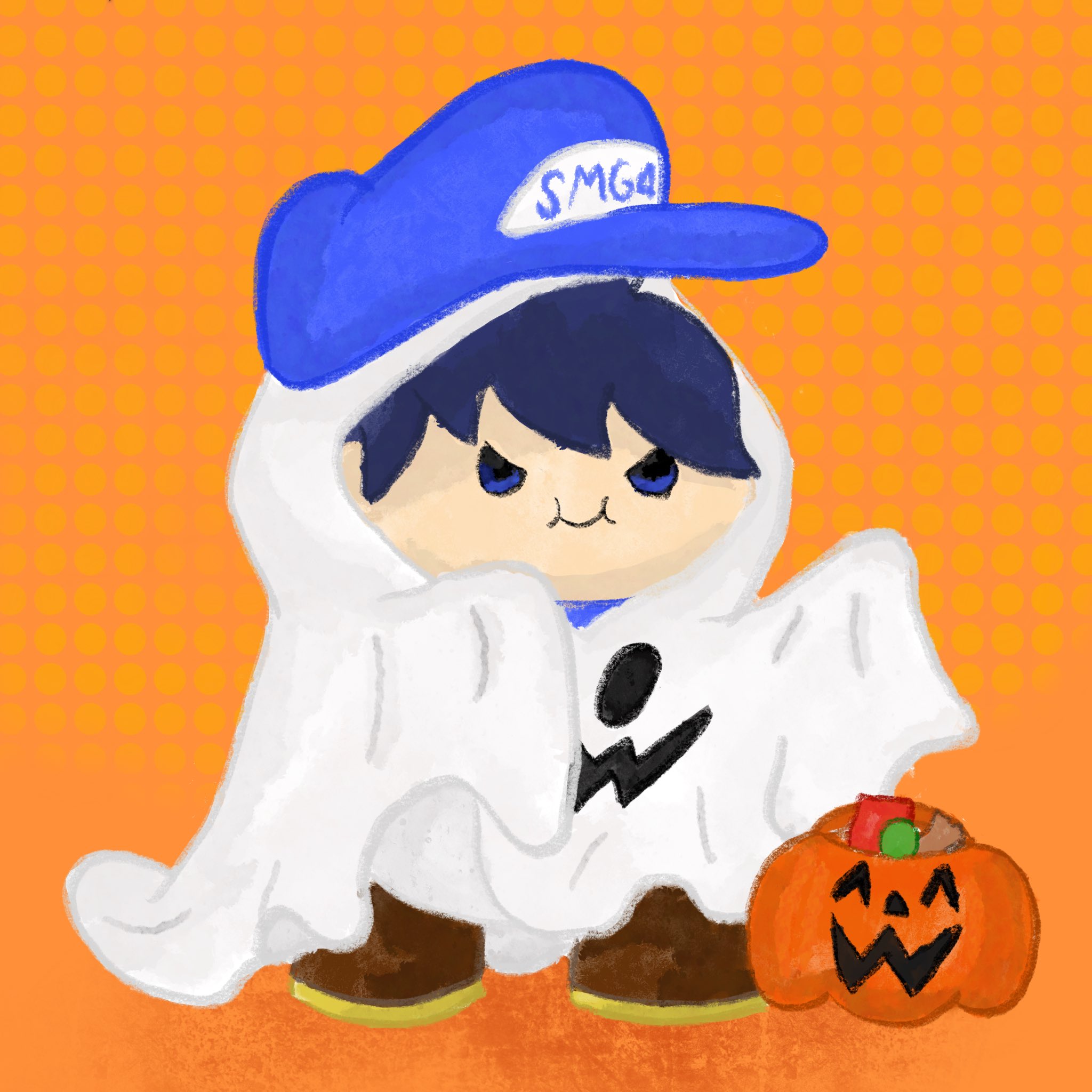 SkyBlueCwtch on X: REUPLOAD Beeg #SMG4 trick or treating for Halloween. He  is a Beeg scary ghost so give him candy or he will haunt you. #smg4fanart  @smg4official t.covDvgwrS9TJ  X