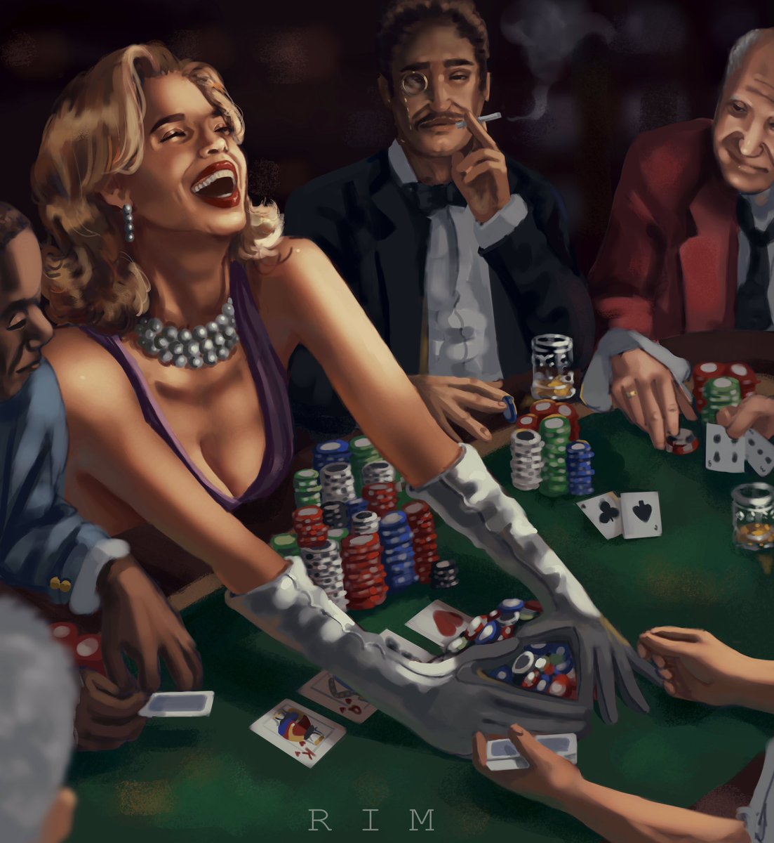 _Rim_art's tweet photo. Poker ♤  VI 

  #Art , #artist , #artwork , #painting, #illustration, #semirealism , #conceptart , #artoftheday , #illustrator , #girls , #aesthetic, #drawing, #conceptartist ,  #followformore https://t.co/j0xLfRkDbh