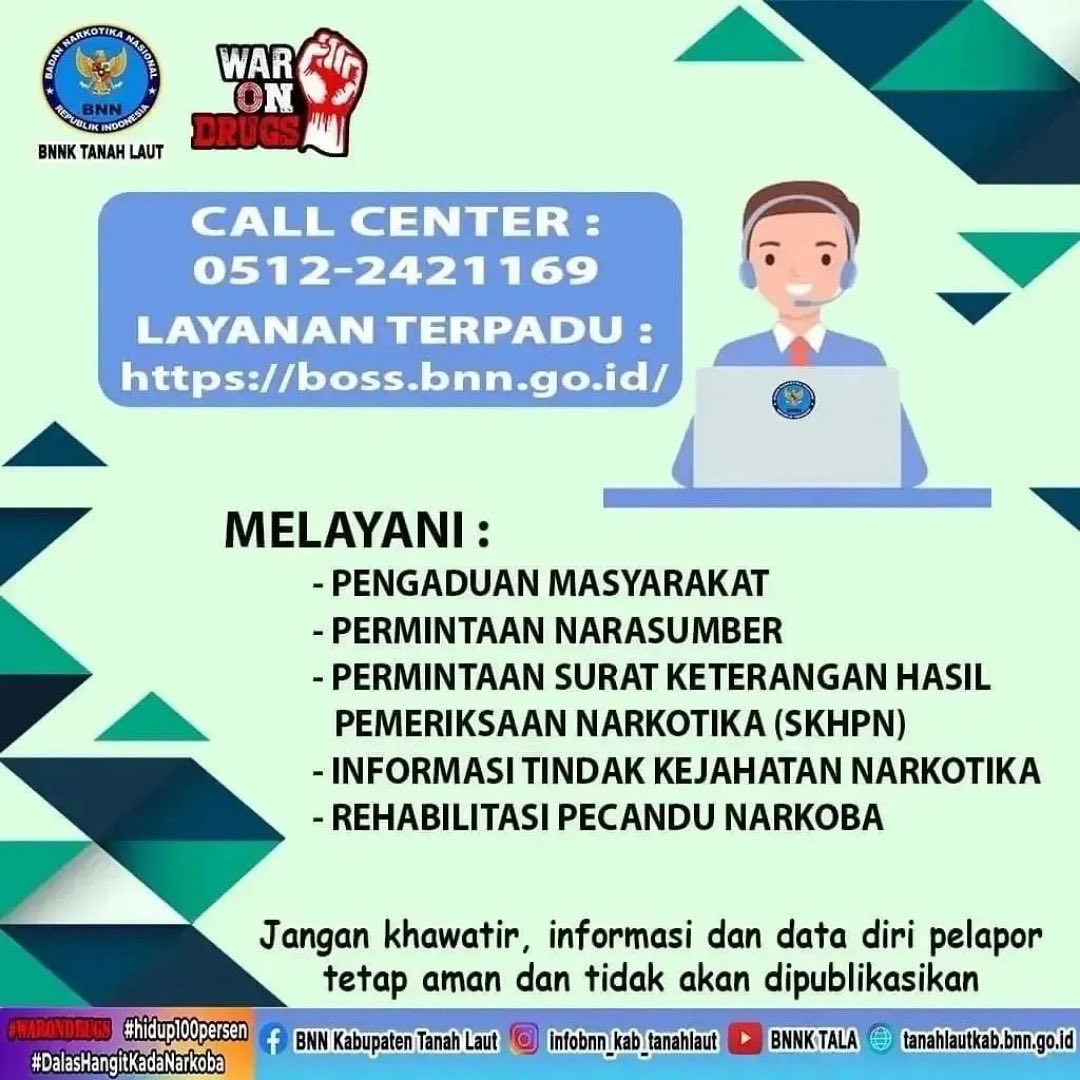 bnnktanahlaut's tweet photo. Kepala BNNK Tanah Laut memimpin dan menjadi pemberi amanat pada apel pagi hari Senin ini.
#WARONDRUGS
#SPEEDUP_NEVERLETUP
#STOPCORONA
#dalashangitkadanarkoba https://t.co/jczaJ8HD4d