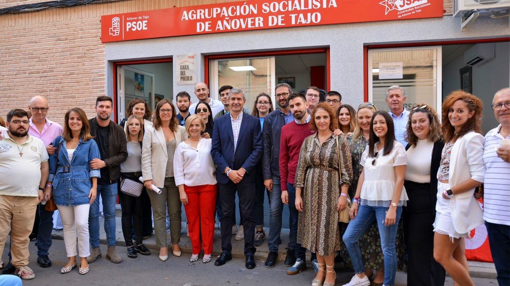 JSAnoverdeTajo's tweet photo. Gran día para el recuerdo. Gracias a quienes nos acompañaron este histórico 15 de octubre en la inauguración de la nueva Sede Socialista de Añover, especialmente a los compañeros y compañeras de @JSPToledo. #DejaHuella https://t.co/Lh0fnRpvkl