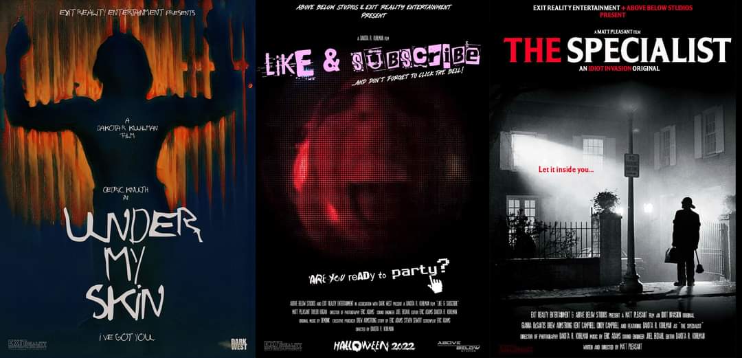 ExitRealityNow's tweet image. MARK YOUR CALENDARS!! The TIME IS FAST APPROACHING!! Exit Reality Entertainment and Above Below Studios present our  Halloween Eve RITUAL FOR RELEASE Party, 5-8 P.M. @ AMC Theatres Center 24, Downtown Phoenix, on OCTOBER 30!!