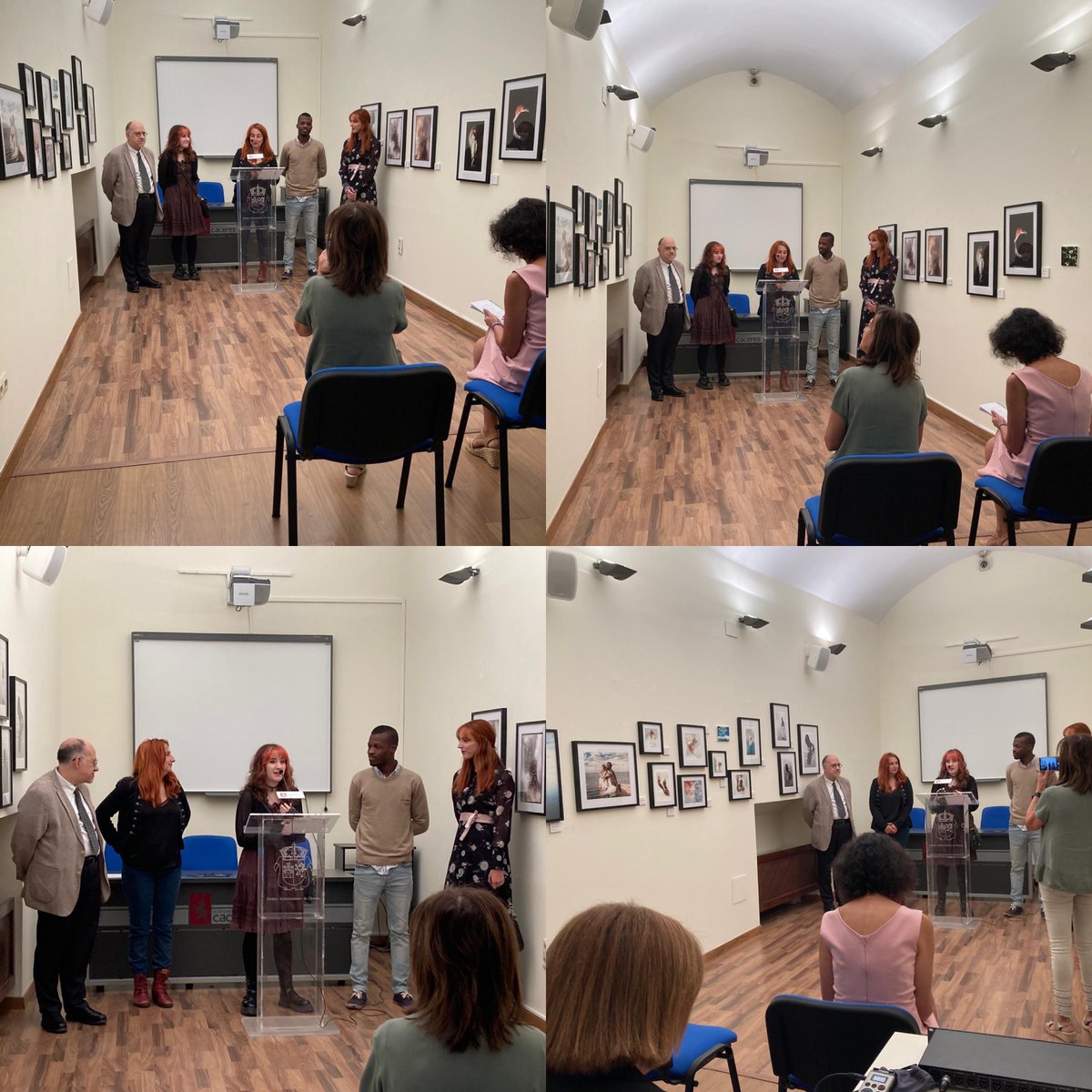 Africanospsoe's tweet photo. Actividad semanal de miembros del grupo afrosocialistas :
# Exposición de arte en el ayuntamiento de Cáceres con #Barso
# Congreso del @PES_PSE con la participación del coordinador @mjkimpu
# Encuentros con entidades religiosas de tarragona con @DioufLuc
#ElGobiernoDeLaGente https://t.co/SJxz4oLdv1
