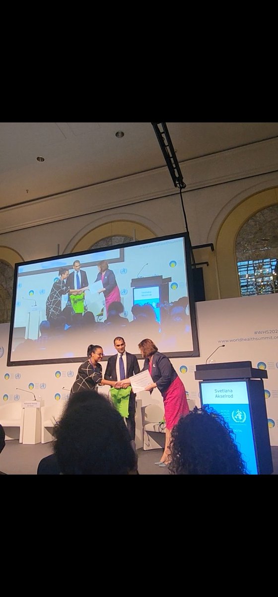 I am deeply honored and truly humbled to receive the Young Researcher Award of the <a href="/WHO/">World Health Organization (WHO)</a> Global #NCD Platform &amp; <a href="/DefeatNCD/">The Defeat-NCD Partnership</a>, in 🤝 with <a href="/AllianceHPSR/">Alliance for HPSR</a>   #WorldHealthSummit2022 <a href="/WHO/">World Health Organization (WHO)</a>
<a href="/DrTedros/">Tedros Adhanom Ghebreyesus</a> <a href="/DrAxelrod_WHO/">Svetlana Axelrod</a> <a href="/MikkelsenBente_/">Bente Mikkelsen</a>
<a href="/georgeinstitute/">The George Institute for Global Health</a> <a href="/UNSWMedicine/">UNSW Medicine & Health</a>