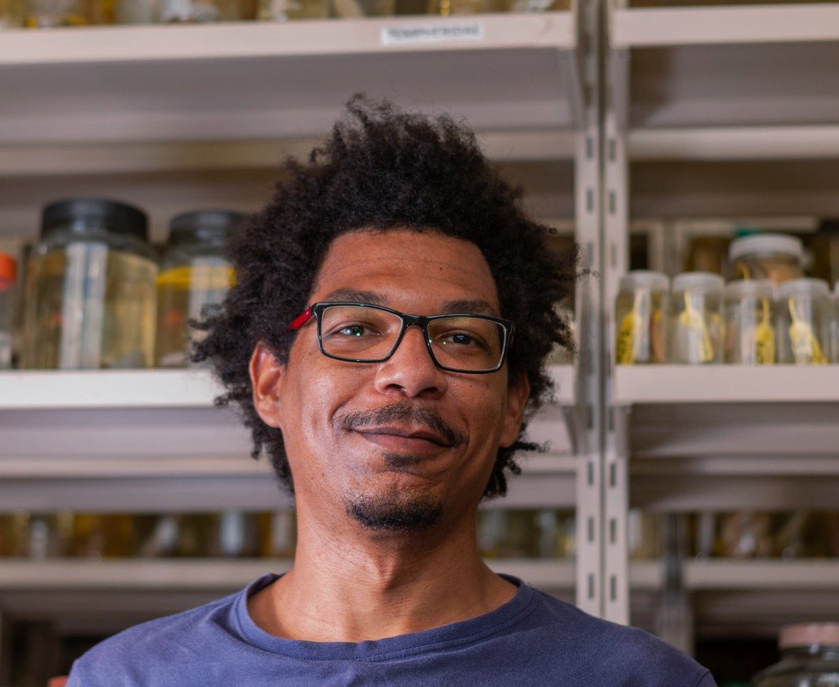 #BlackinNHMs week
It's time to reintroduce myself. I'm Brazilian, studying croakers and drum fishes. I'm a first-year PhD student at Museu Nacional (UFRJ - Brazil) and often I found myself staring at those jars to get a better understanding of Stelliferinae taxonomy #RollCall