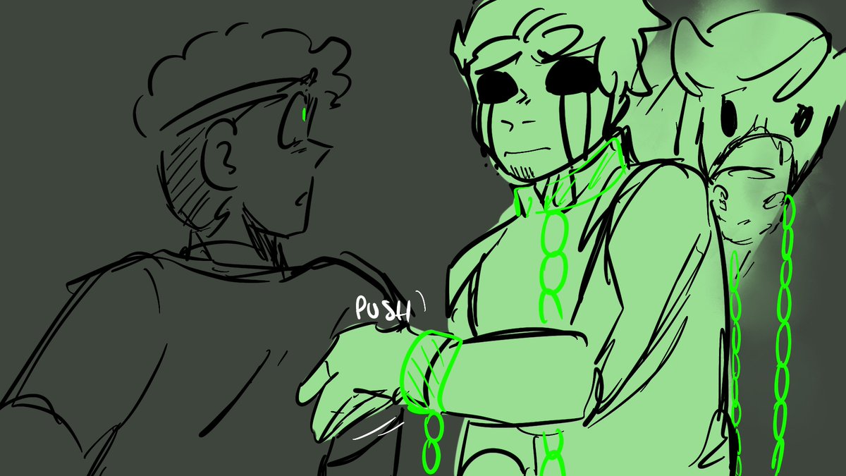 grimmijaggers's tweet photo. Cursed Town AU episode 5: Break My Mind
Did I draw #bucketduo just for @4lmog ?
maybe
#awesamdudefanart #erynstreamsfanart #erynfanart https://t.co/7OSVMcbueu