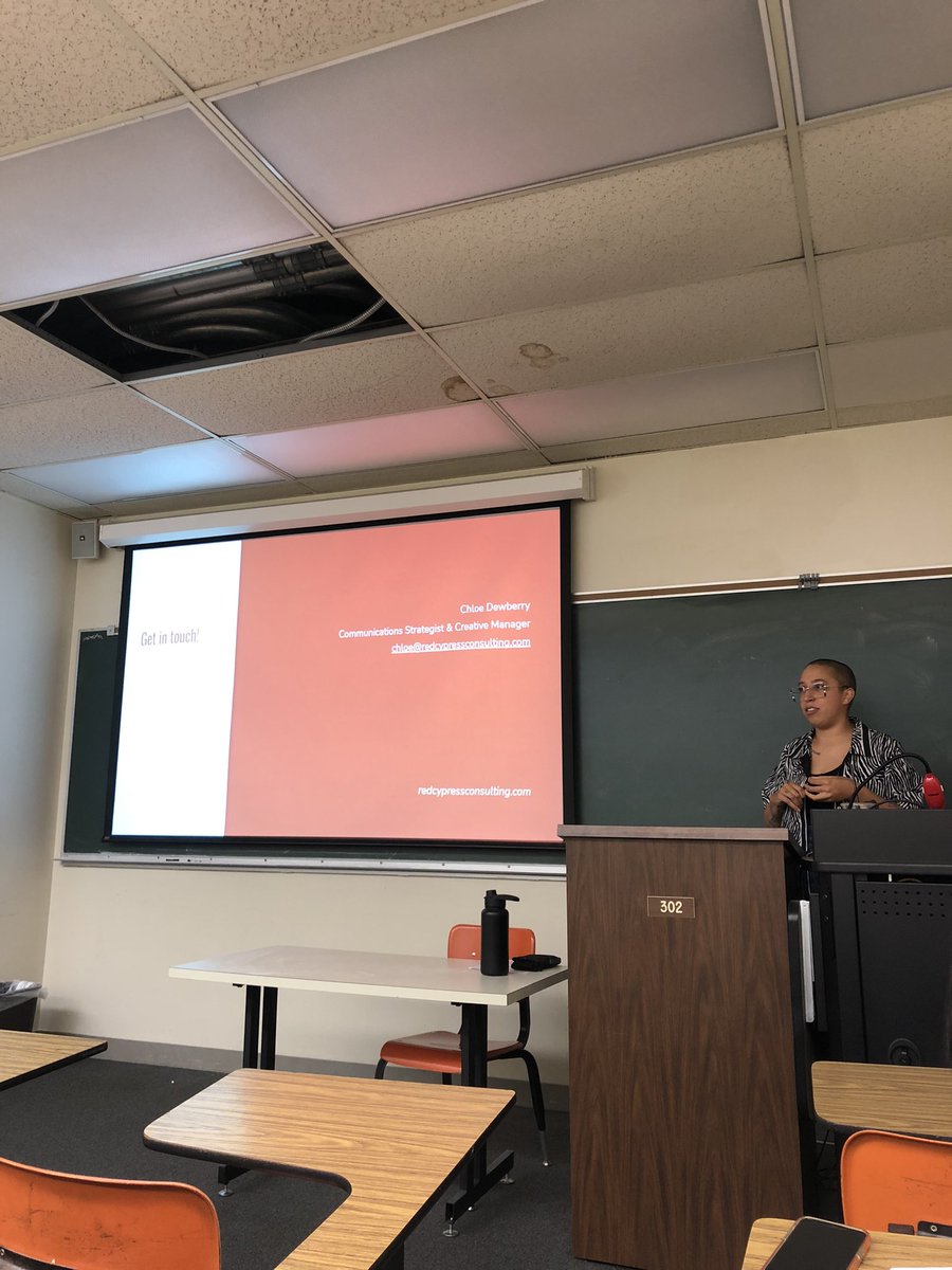 Beattysmc's tweet photo. The wonderful Chloe Dewberry of @redcypressnola spoke about pursuing your passions and working with a company that’s close to your heart. Thanks for stopping by! #loynoscd https://t.co/uFVCrH09sk