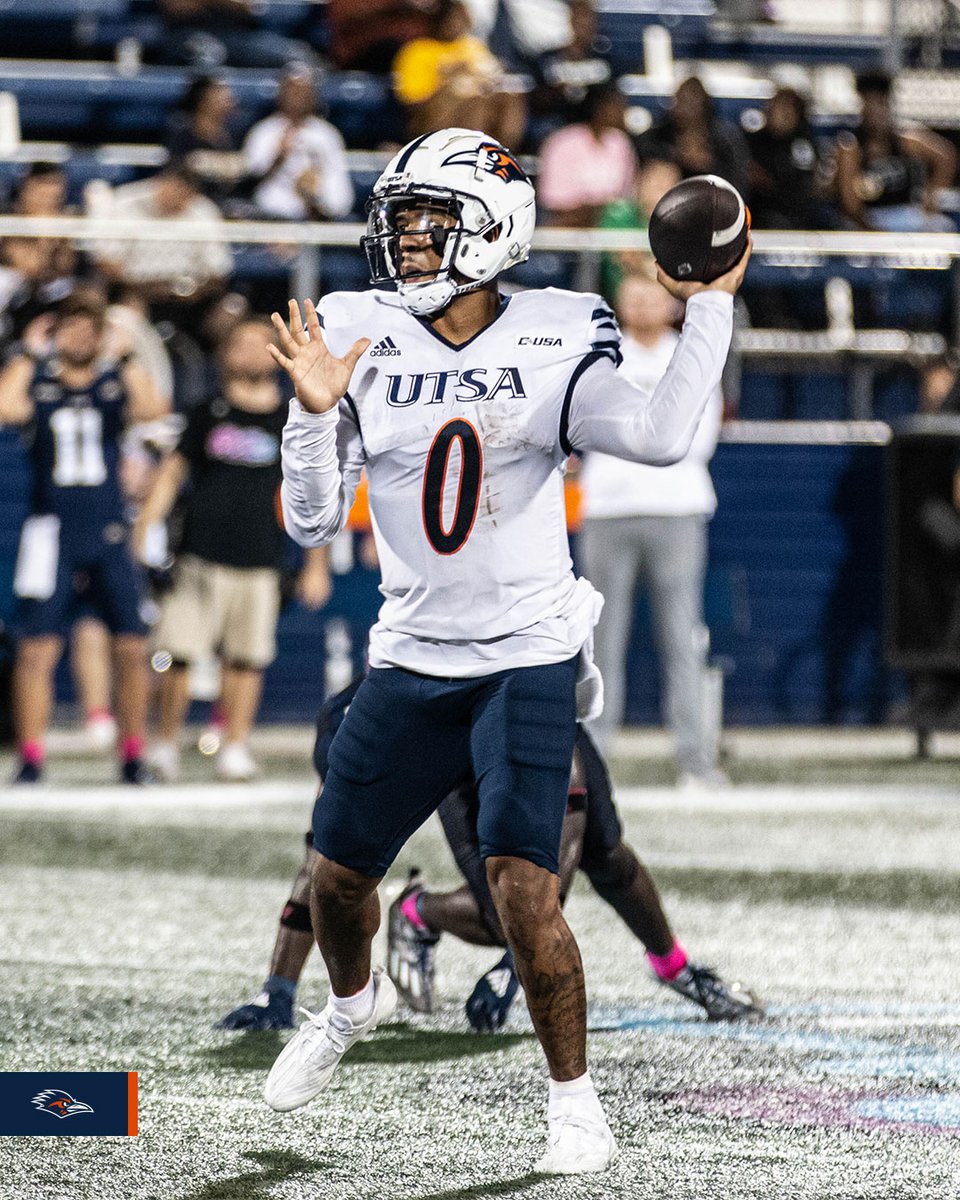 Frank Harris logged his 5th 300-yard passing game of the season, completing 24 of 35 passes for 303 yards and 2 TDs. He's now thrown for 2,300 yards and 15 TDs in 2022 and 7,593 yards and 57 TDs in his career. #210TriangleOfToughness #LetsGo210 | #BirdsUp 🤙