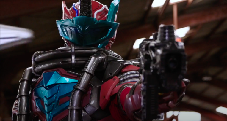 @Pheasant_kijino @EscapingInu <a href="/MonkeBrother/">Mohammad Edhah</a> @PlagiaristOni <a href="/MomotaroSlash/">-ᴅᴏɴʙᴜʀᴀᴋᴏ!</a> Pointed it towards the colorful team of unorthodox Sentai members. 

"Are you guys going to entertain me the way those Space Pirates once did?" 

He was no Hitotsuki, Beastial or Cerebran.

They will find out he is something 𝐅𝐀𝐑 worse.

#COSMICRAPTURE.