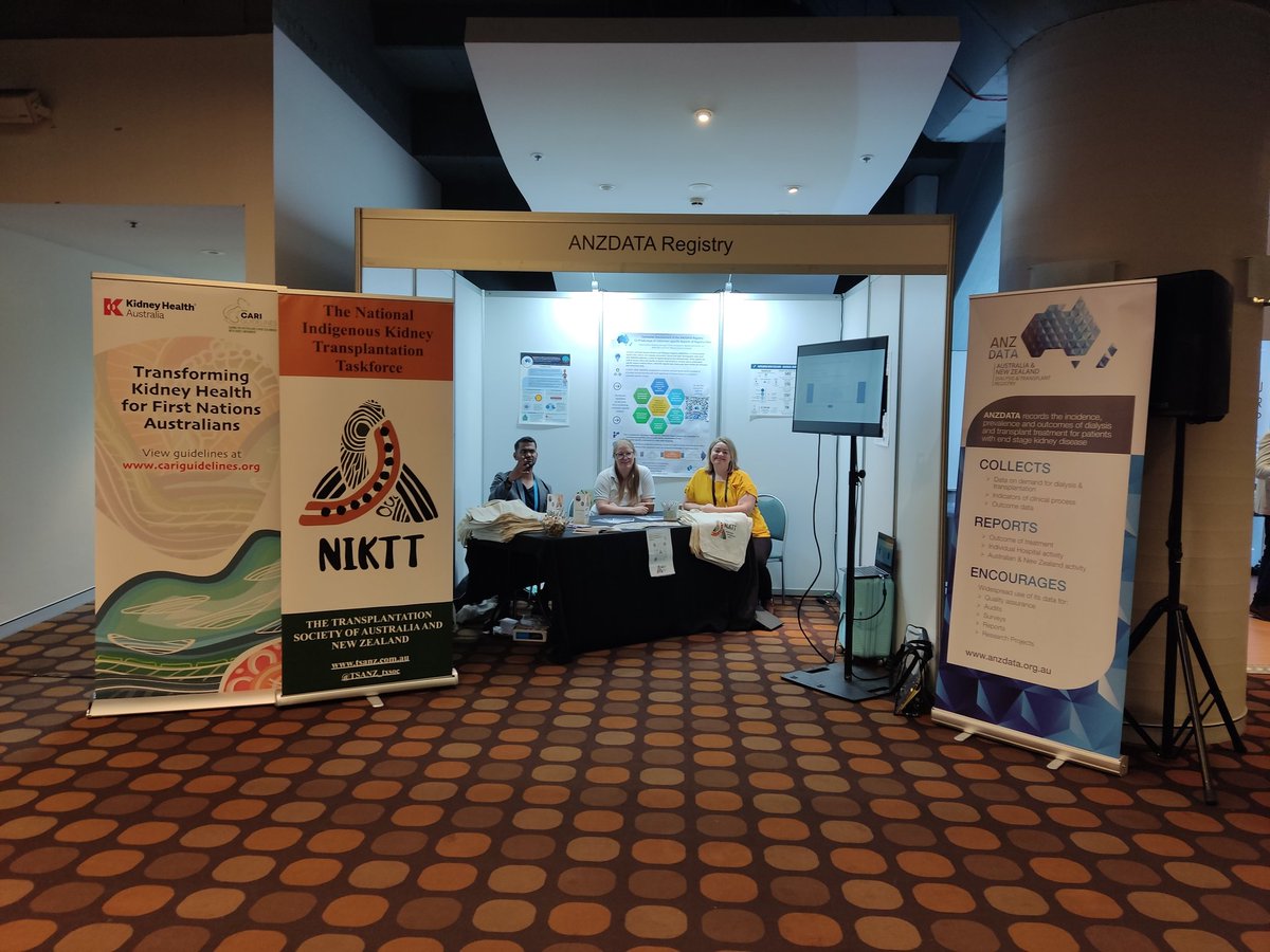GreenhamLavern's tweet photo. Come say hello to the awesome @ANZDATARegistry team @ANZSN ! https://t.co/i14N8UhkyL