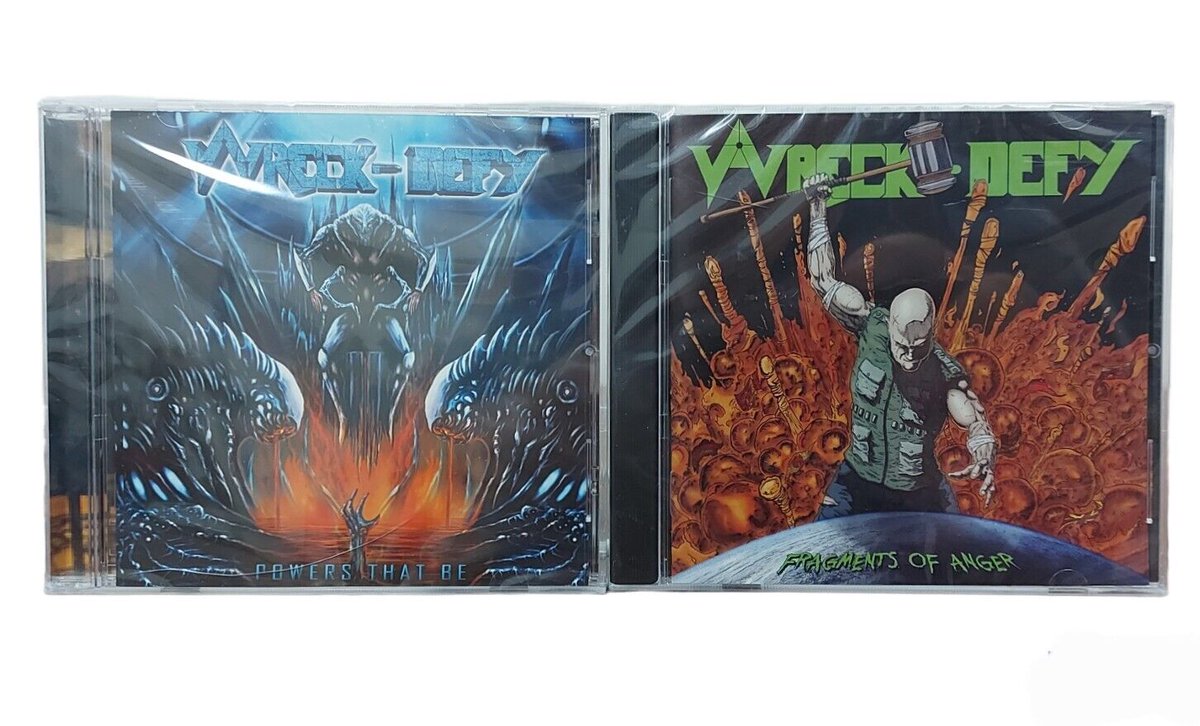 ThriftyGirl2015's tweet photo. Wreck-Defy Powers That Be & Fragments Of Anger CDs New & Factory Sealed https://t.co/p2oXdzSDAz #ebay @ebay #WreckDefy #PowersThatBe #FragmentsofAnger #CD #Cds #music #band #new #factorysealed #ThrashMetal #Anger #Frustration #Socialinjustice #War #AaronRandall #Candian #2Cds https://t.co/M0BSmUm8O1