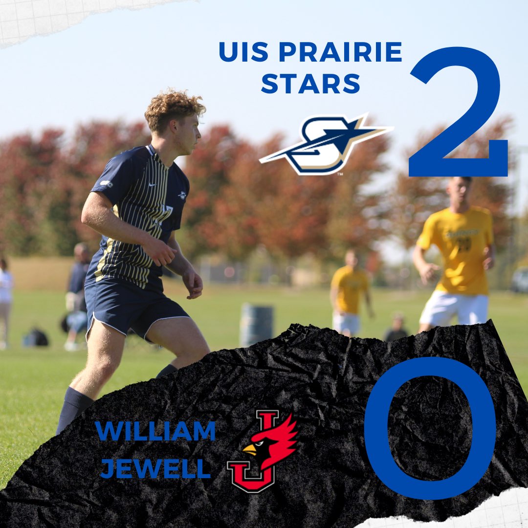 UIS 2 - 0 William Jewell

Great performance for the men’s tenth conference game today.

The unbeaten streak extends to 8 games!
Congrats to our defense for conceding 0 goals in the last 4 games. 

Goals scored by:

Max Tweddle ⚽️ 
Billy Nzojyibwami ⚽️ 

Thanks all who supported!