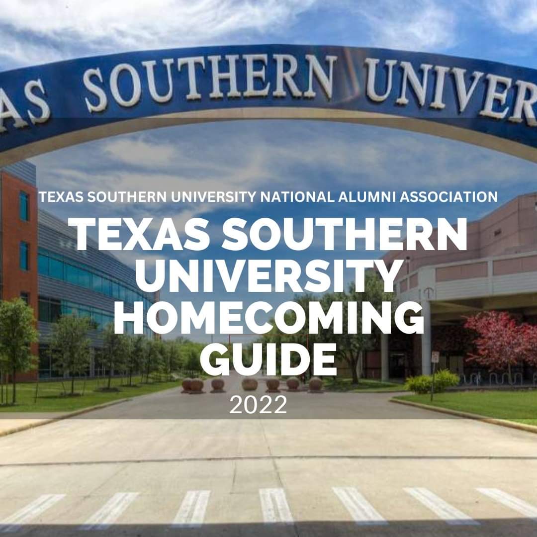 Check out our Texas Southern University Homecoming Guide!
tsunaa.com/homecoming
:
#txsunaa #tsunaa #txsualumni #tsualumni #texassouthernalumni #tsuhomecoming #txsuhomecoming #tsuhoco22