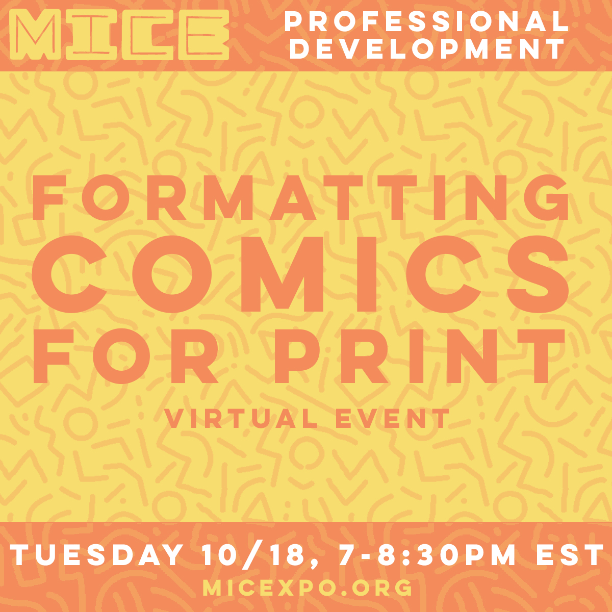 Tuesday at 7PM ET, we've got @RadiatorComics &amp; <a href="/jeffzwirek/">Jeff Zwirek</a> from <a href="/PrintNinja/">PrintNinja</a> with our "Formatting Comics for Print" Professional Development Session. It's free, live, and available for anyone to join!

crowdcast.io/e/formatting-c…