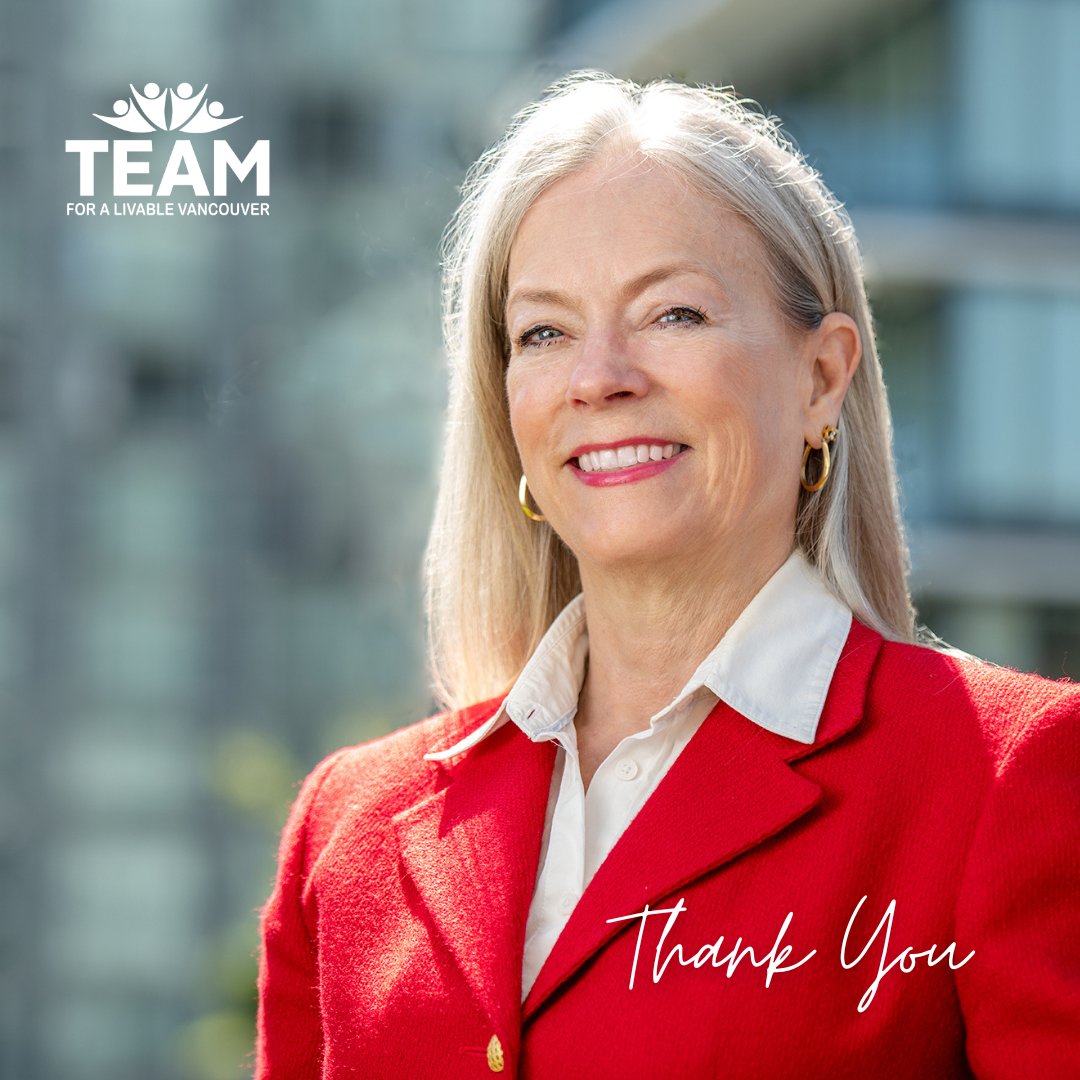 “Thank you everyone for your support for my mayoral campaign and that of all our great TEAM For A Liveable Vancouver candidates for city council, park and school boards!
I sincerely wish ABC’s mayor elect Ken Sim my best for solving the serious problems that Vancouver faces