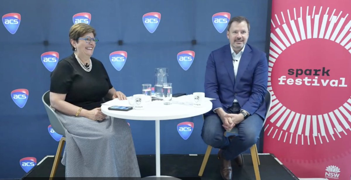 Loving the warm and thought-provoking conversation between #MinisterHusic and <a href="/MariaMacNamara1/">Maria MacNamara</a>. Backing AU know-how and the long-term vision for the National Reconstruction Fund. <a href="/Advance/">Advance Global Australians</a> excited to support #TalentAttraction with advance.org/talent-return-…  #SparkFestival2022