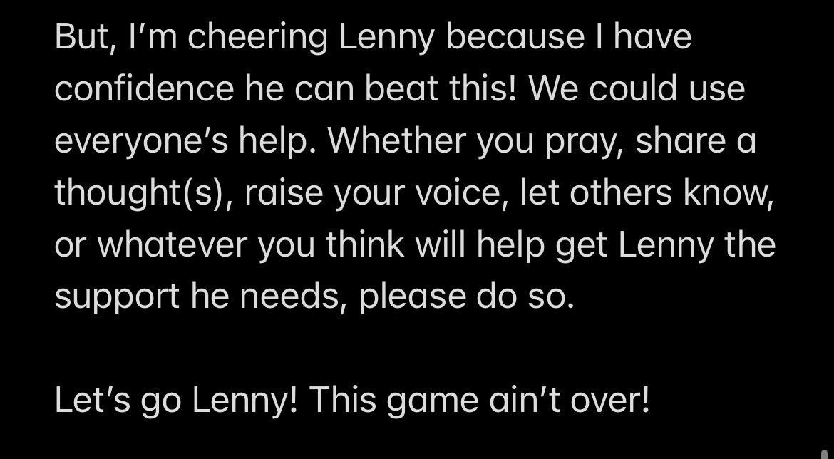 d3hoopsville's tweet photo. #cancersucks … plain and simple. 

Please help get a friend through this. I’ve got confidence Lenny Reich can fight back, but any help would be appreciated. His family would appreciate it.

We can’t lose another great one.

Let’s go, Lenny! #d3hoops #d3fb #NCAAD3 @CollSportsComm https://t.co/ibScVUquiu